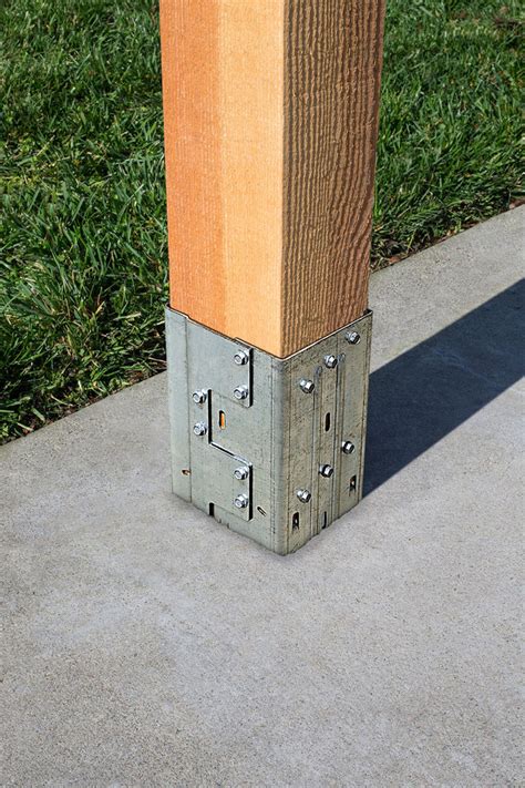 It is designed for use with hollow or solid wood columns, both indoors and. . 8x8 post base